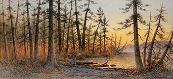 Evening on the Assiniboia par Frederick Arthur Verner