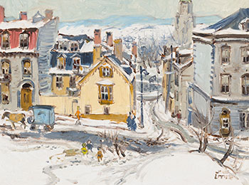 Rue St. Denis, Quebec par John Geoffrey Caruthers Little