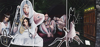 On Repair (Triptych) by Andrea Lehmann