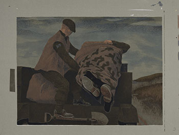 Wounded Soldier by Alexander Colville