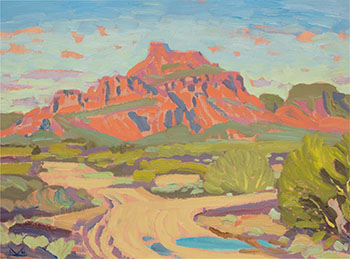 Red Mountain from Desert Trail by Illingworth Holey Kerr