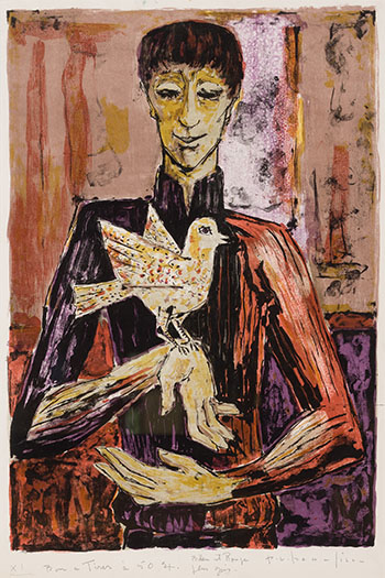 L'homme à l'oiseau by Paul Vanier Beaulieu