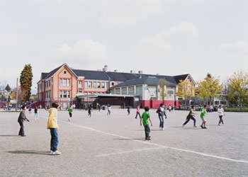 Schoolyard, Vancouver, Spring by Jeff Wall
