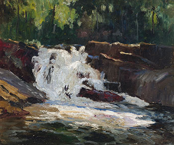 Waterfall, Little Cache River par Maurice Galbraith Cullen