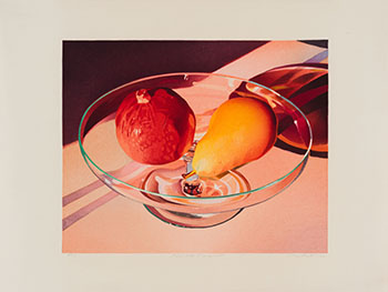 Pear and Pomegranate by Mary Frances Pratt