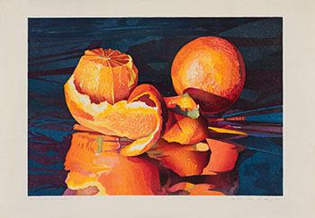 Reflections of Oranges by Mary Frances Pratt