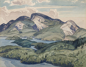 Near Killarney & Manitoulin Island by Alfred Joseph (A.J.) Casson
