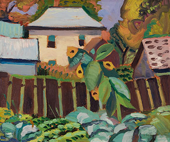 Sunflowers, Frankville, Ont. by Sarah Margaret Armour Robertson