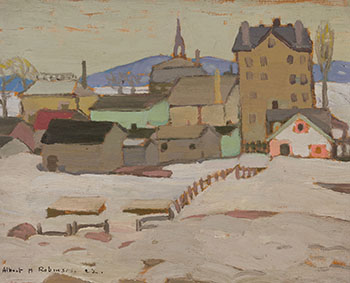 Village on Lower St. Lawrence by Albert Henry Robinson