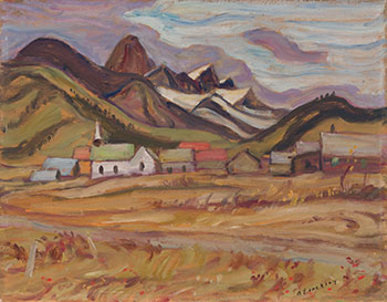 Exshaw, Alberta by Alexander Young (A.Y.) Jackson