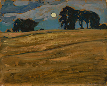 Moonrise, Thornhill Fields by James Edward Hervey (J.E.H.) MacDonald