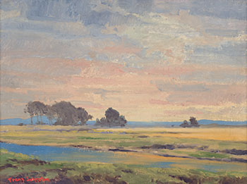 Summer Sundown by Frank Hans (Franz) Johnston