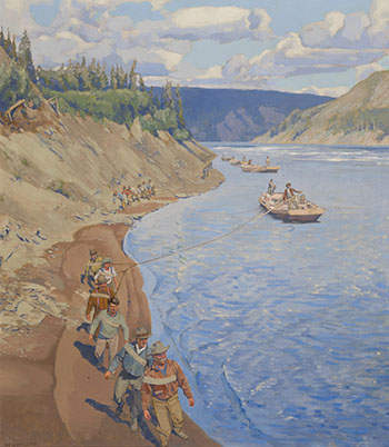 Tracking on the Athabasca by Walter Joseph (W.J.) Phillips