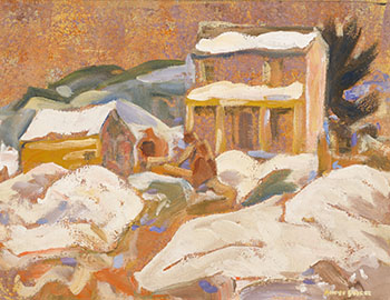 Fin d’hiver, St-Sauveur des Monts by Andre Charles Bieler