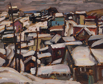 Cobalt, Early Snow / Landscape (verso) by Alexander Young (A.Y.) Jackson