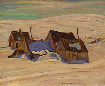 French Canadian Farm by Alexander Young (A.Y.) Jackson