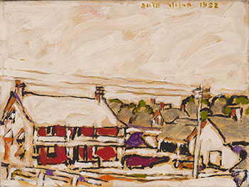 Queen’s Hotel on a Sunny Morning by David Brown Milne