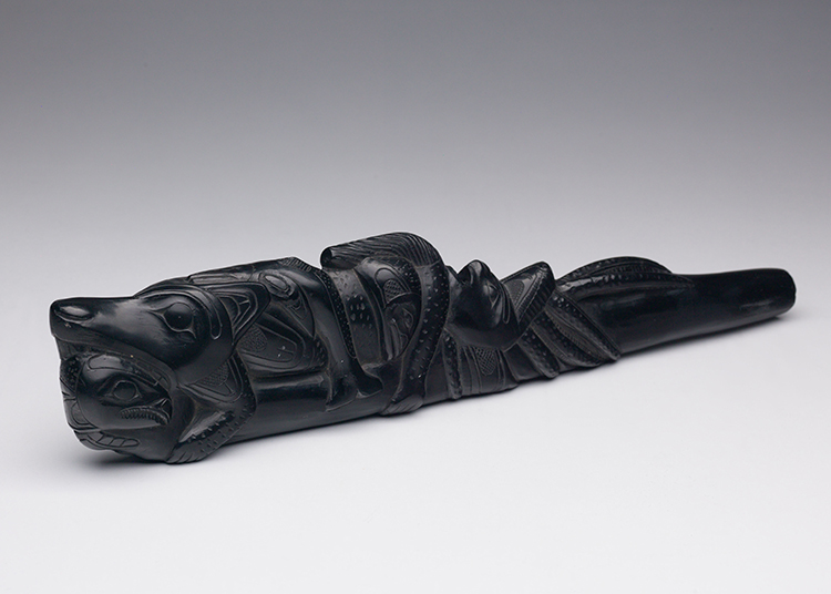 Late Trade Pipe by Early Haida Artist