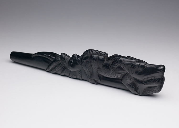 Late Trade Pipe by Early Haida Artist