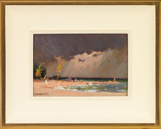 The Squall, Toronto Island par John William (J.W.) Beatty