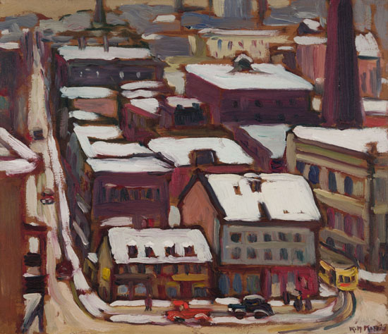 Craig Street, Montreal par Kathleen Moir Morris