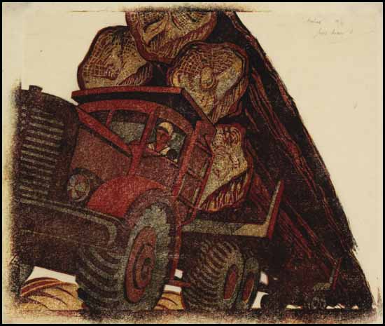 Hauling by Sybil Andrews