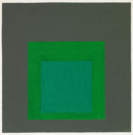 Study for Homage to the Square: New Garland par Josef Albers