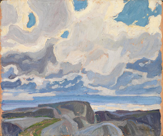 After the Shower by Franklin Carmichael