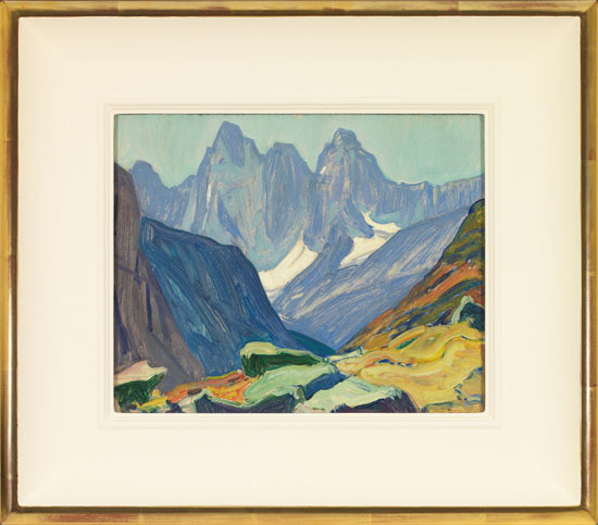 Mt. Goodsir from Odaray Bench (12 Miles Distant) par James Edward Hervey (J.E.H.) MacDonald