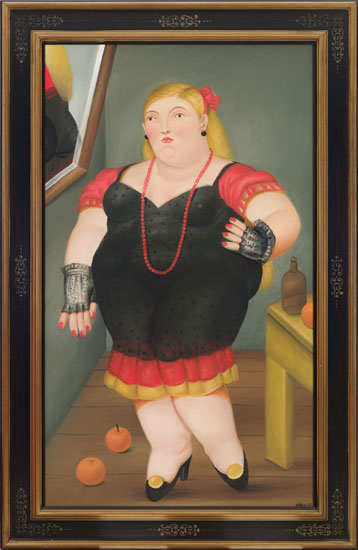 Femme debout by Fernando Botero