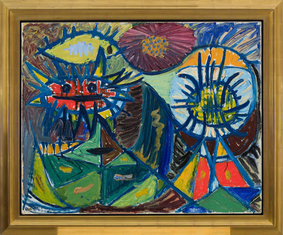 Rifki florblomster by Asger Jorn