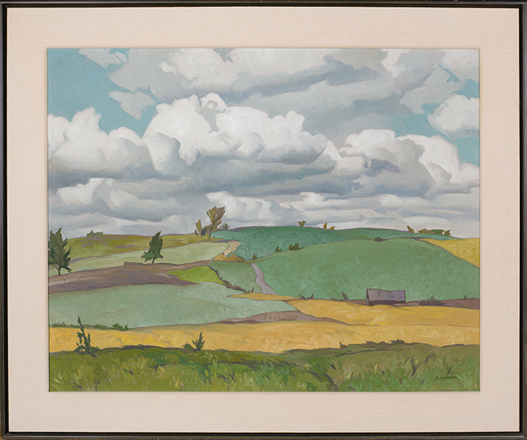 Fields at Heathcote by Alfred Joseph (A.J.) Casson