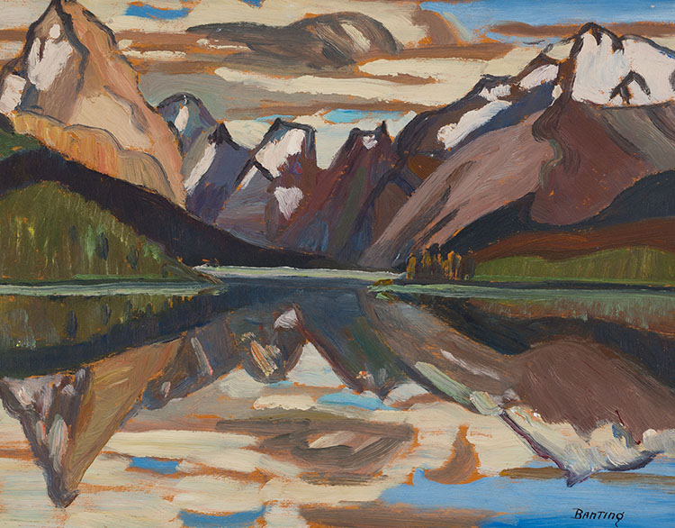 Lake in the Rockies par Sir Frederick Grant Banting