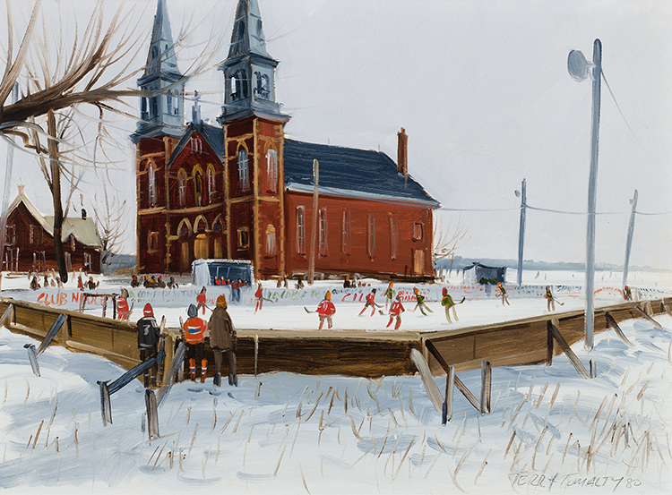 Village Skating Rink par Terry Tomalty