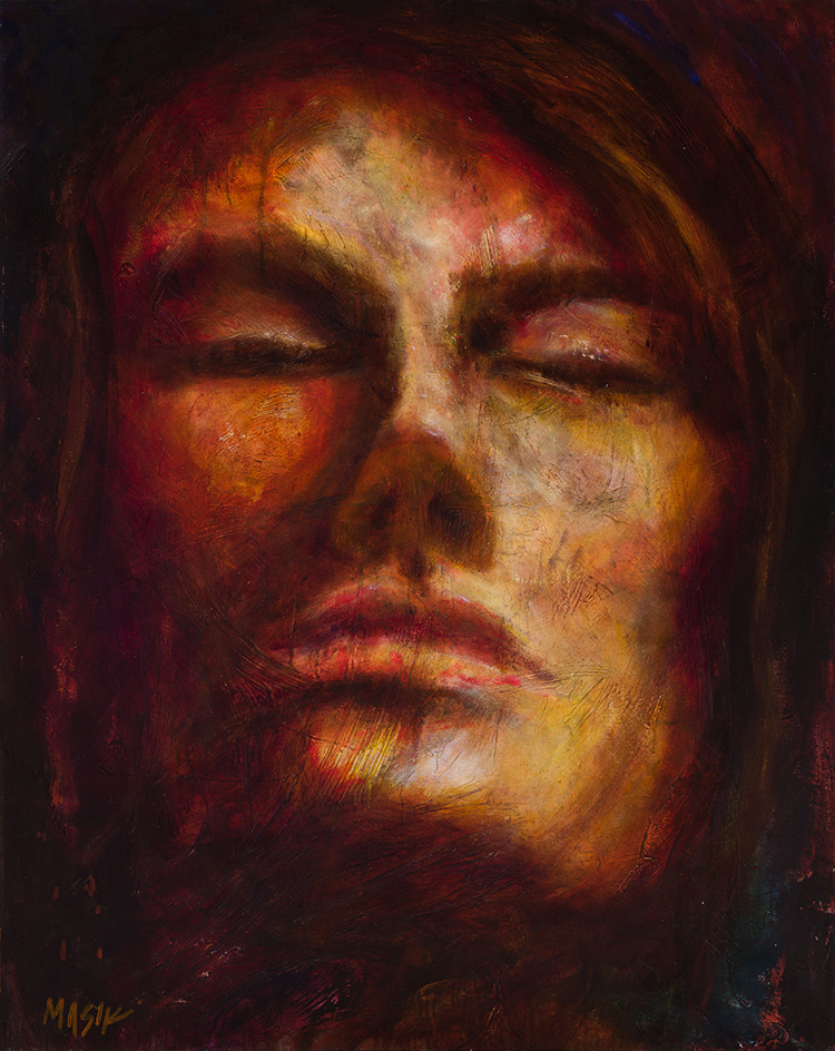 Painting of a Woman par Pamela Masik