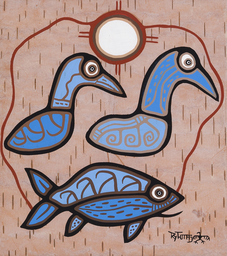 Loons and Fish par Roy Thomas