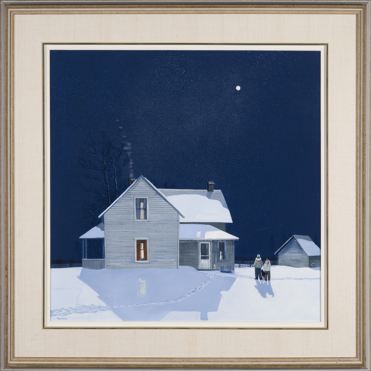 The Moon Followed Us all the Way to the Barn by Peter Shostak