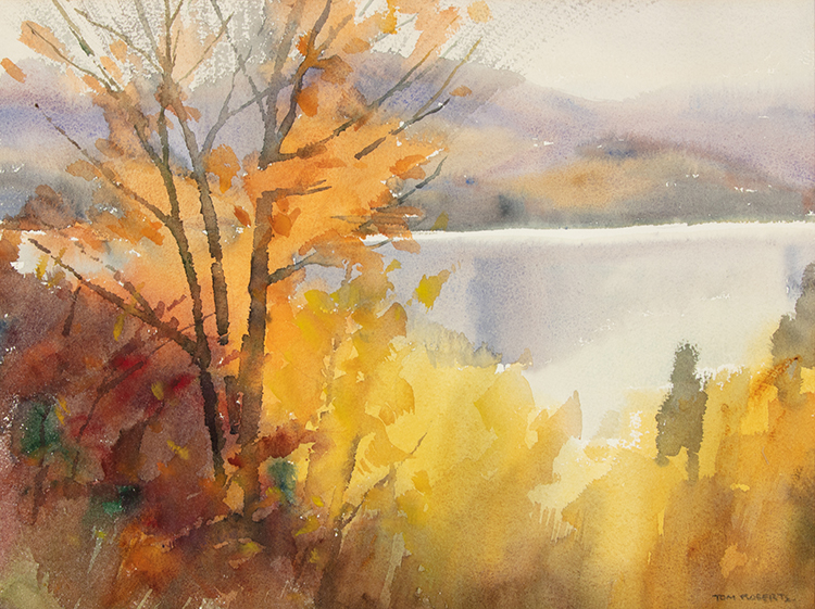 Autumn Hillside by Tom (Thomas) Keith Roberts