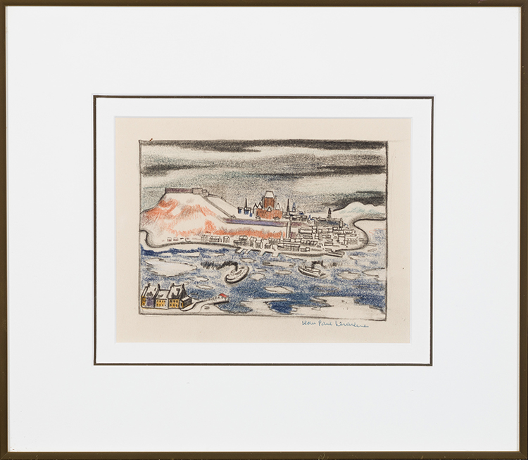 Sketch for La ville en hiver by Jean Paul Lemieux