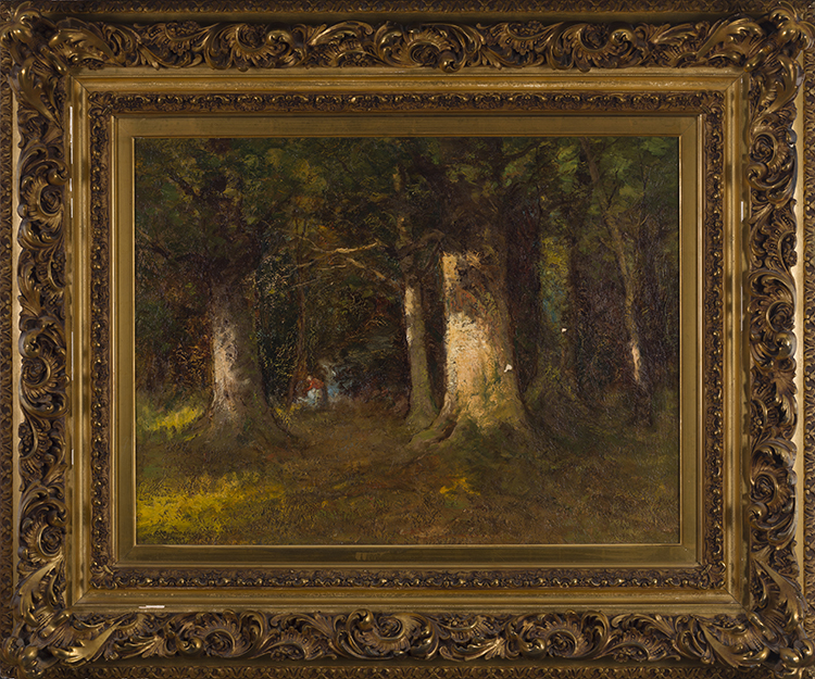Figures in a Forest by Carl Henry Von Ahrens