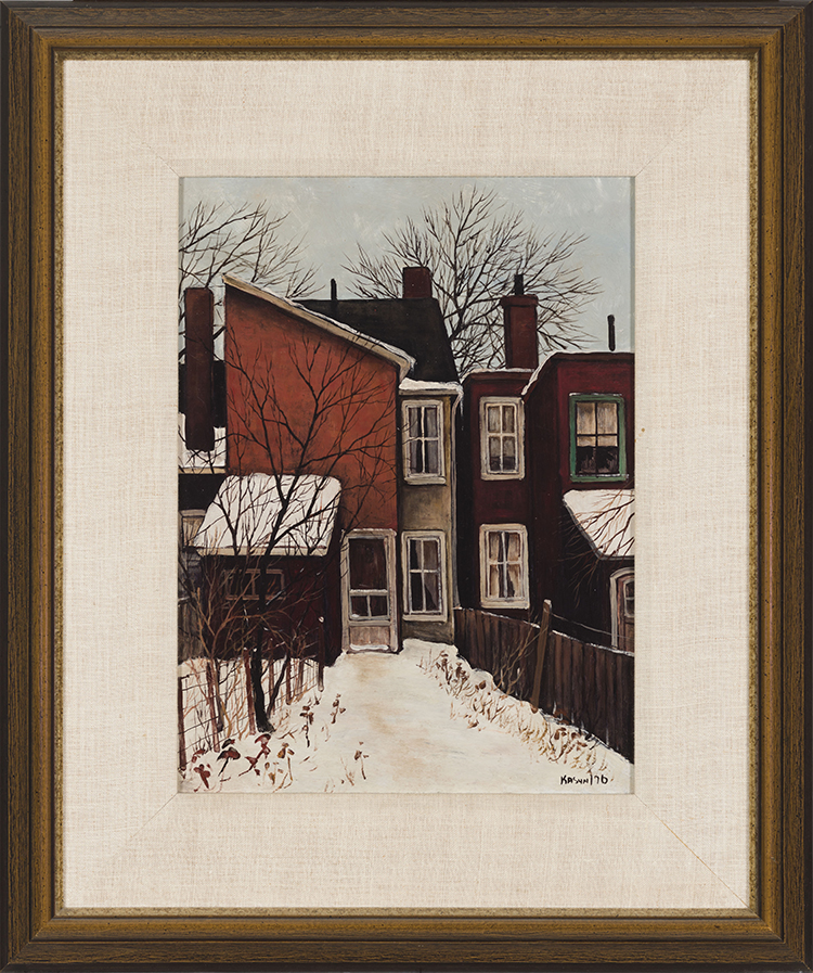 Old House on River Street by John Kasyn