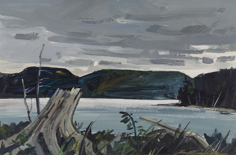 Cloudy Evening, Lac Simon - Laurentians par Lorne Holland Bouchard