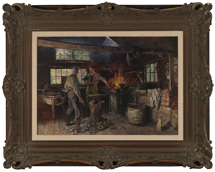 The Blacksmith by Henry Sandham