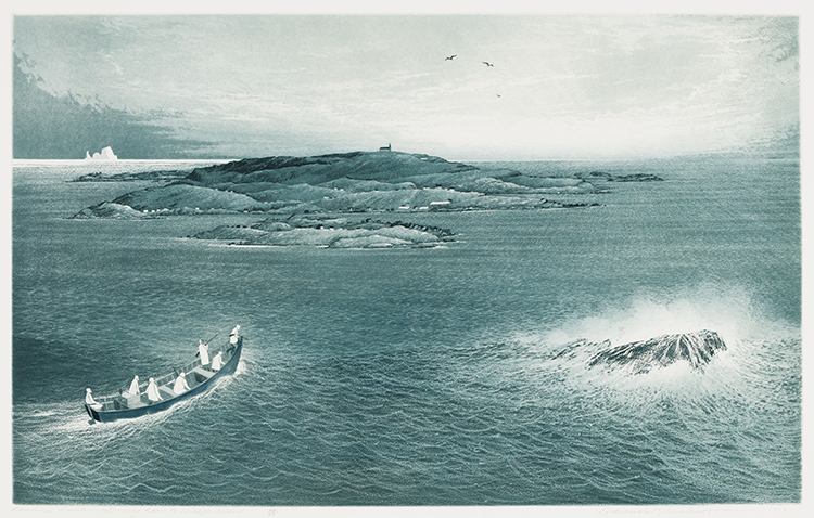 Seabird Hunters Returning Home to Braggs Island by David Lloyd Blackwood