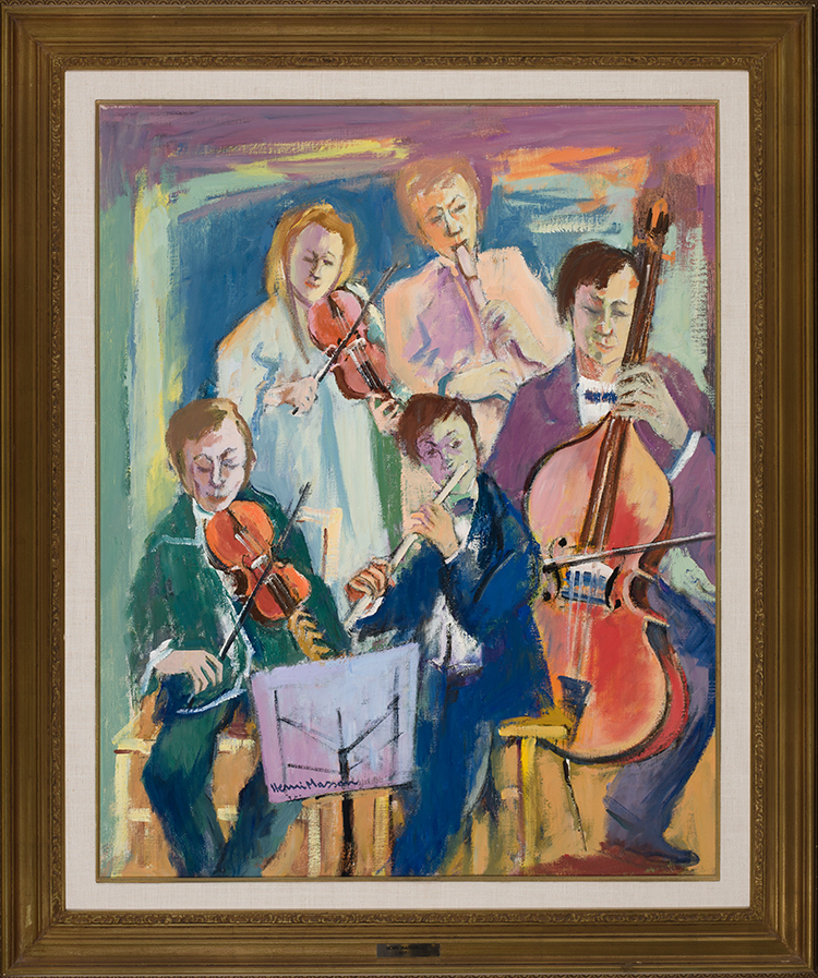 Five Musicians, Musique Baroque by Henri Leopold Masson
