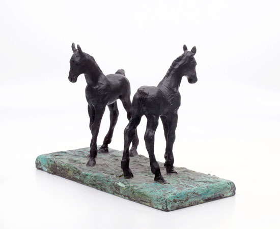 Foals by Joseph Hector Yvon (Joe) Fafard