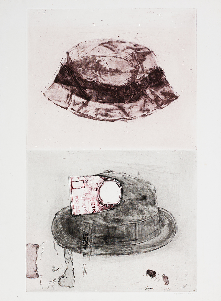 Two Hats with Tin Two by Betty Roodish Goodwin