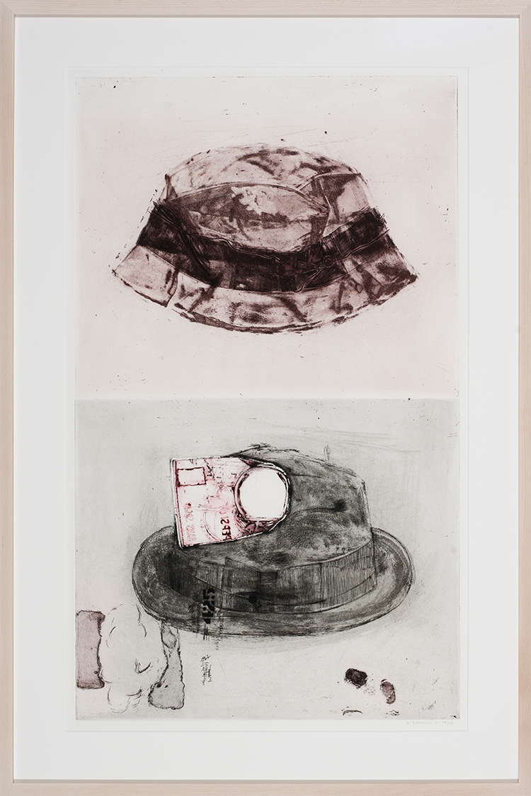 Two Hats with Tin Two par Betty Roodish Goodwin