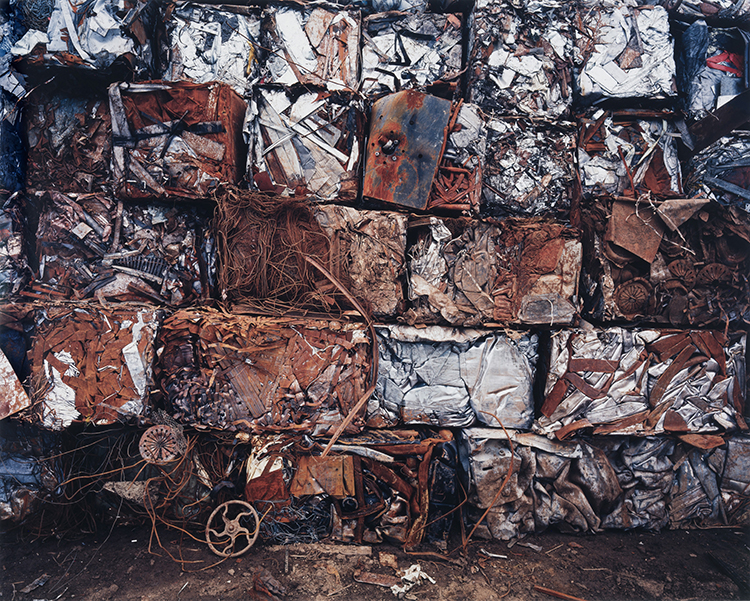 Densified Scrap Metal #3a, Hamilton, Ontario by Edward Burtynsky
