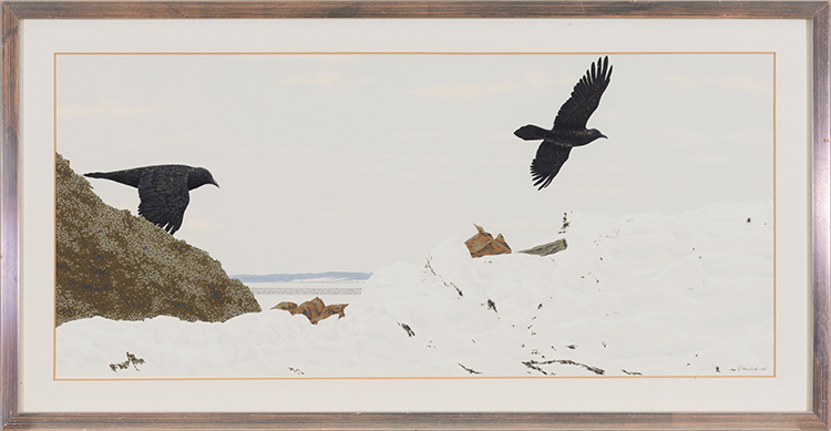 Ravens at the Dump by Alexander Colville